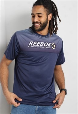 Vintage Reebok Y2K Sports T-Shirt Blue