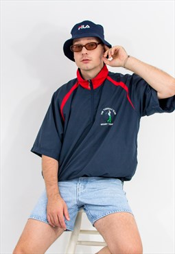 Vintage Kartel golf pullover jacket bomber short sleeve