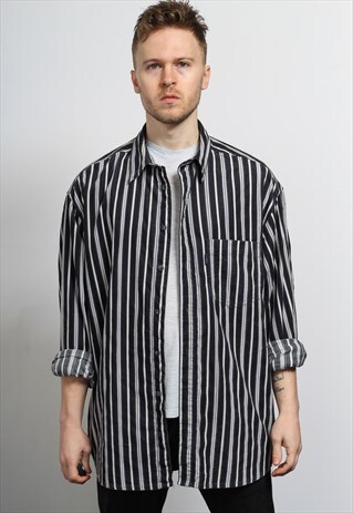 VINTAGE CORDUROY STRIPED SHIRT