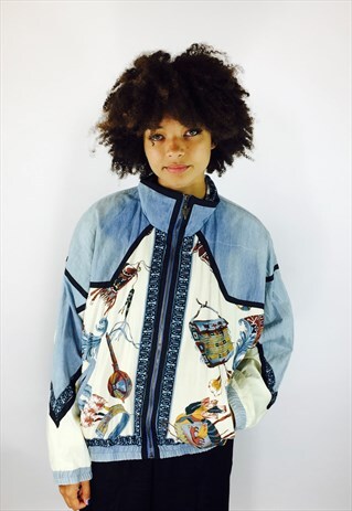 VINTAGE FESTIVAL 80S RAVE WINDBREAKER JACKET