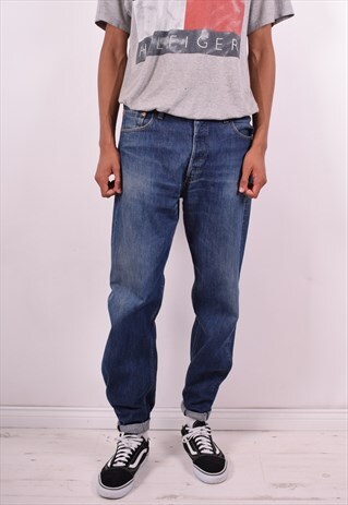 LEVI'S 501 MENS VINTAGE JEANS W36 L32 BLUE 90S