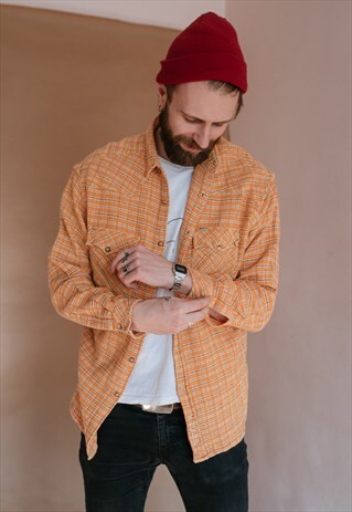 VINTAGE 90S GRUNGE CHECKERED SHIRT