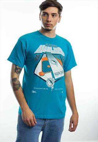 VINTAGE BASEBALL T-SHIRT LOGO 90S L 6.7
