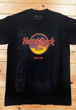 Y2K Hard Rock Cafe Berlin black graphic T-shirt XS