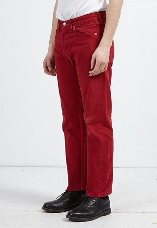VINTAGE RED LEVI'S 501 FIT DENIM JEANS
