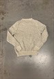 TOMMY HILFIGER KNITTED JUMPER ALL OVER PATTERNED SWEATER 