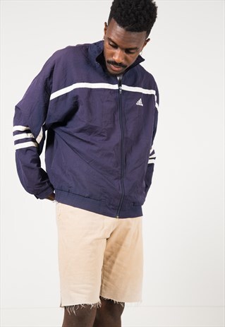 VINTAGE 80S USA ADIDAS SHELL SPORT JACKET / S1081