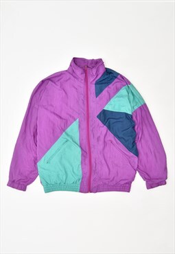 Vintage 90's Tracksuit Top Jacket Purple