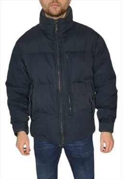 Nautica Puffer Jacket With Hood Blue Size S/M