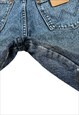 VINTAGE WRANGLER BERMUDA DENIM SHORTS DARK BLUE W29