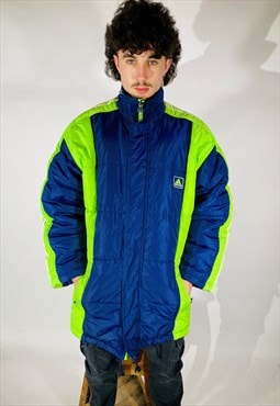 Vintage 90s adidas Embroidered Puffer Coat