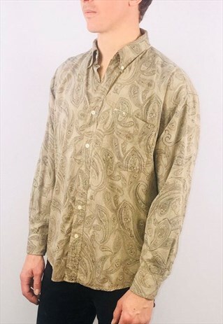 VINTAGE 90S RALPH LAUREN CHAPS PAISLEY SHIRT