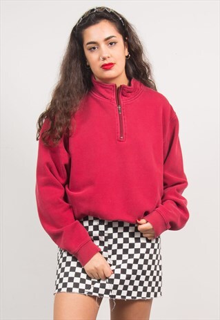 VINTAGE QUARTER ZIP SWEATSHIRT