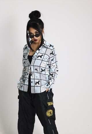 VINTAGE SILKY 90S OG PRINTED SHIRT