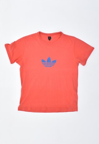 VINTAGE 90'S ADIDAS T-SHIRT TOP ORANGE