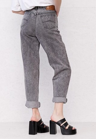 VINTAGE GREY EXIT FADED DENIM JEANS