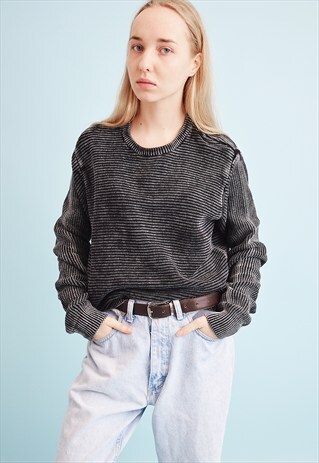 90'S RETRO GRUNGE KNITTED JAZZY OVERSIZED JUMPER TOP