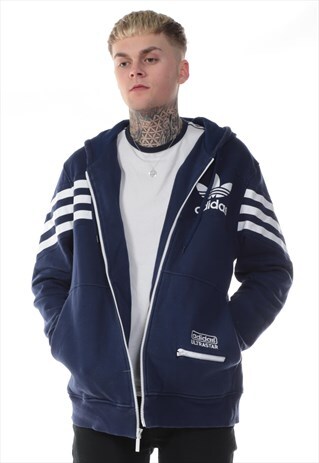 VINTAGE ADIDAS FULL ZIP HOODIE