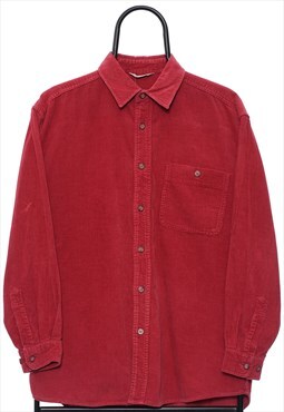 Vintage TinToy Red Corduroy Shirt Mens