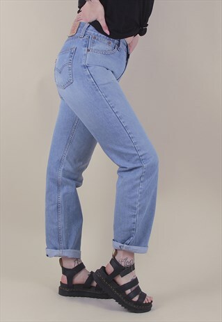 VINTAGE LEVI'S 521 HIGH WAIST DENIM MOM JEANS /AB3018