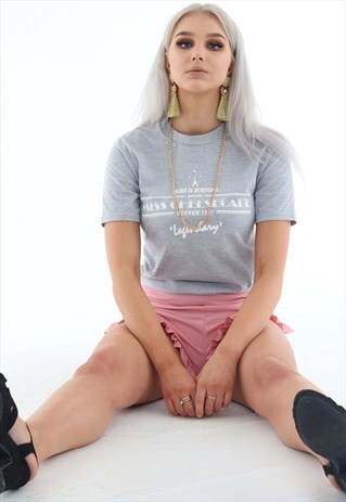 PARIS IS BURNING GREY TSHIRT