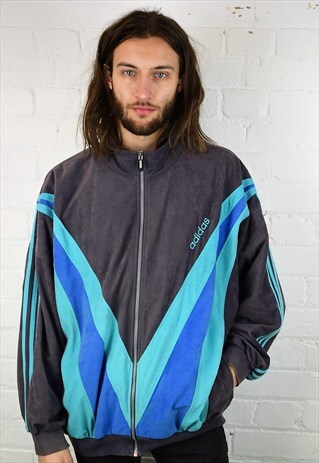 VINTAGE 70'S ADIDAS VELOUR TRACK JACKET