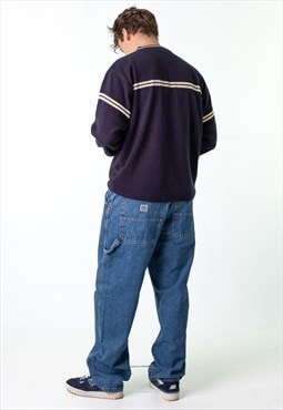 Blue Denim 90s Baggy Hip Hop Lee Cargo Skater Pants