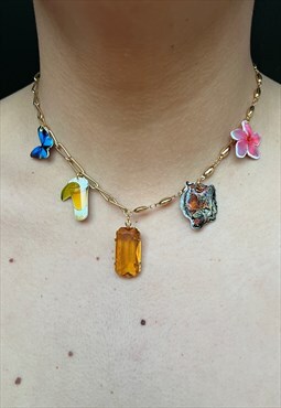 Gold-Plated I Handmade Necklace I Y2K Pendants