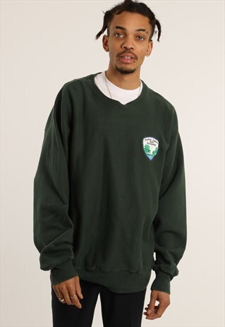 VINTAGE CHAMPION EMBROIDERED SWEATSHIRT
