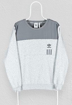 Adidas Originals Grey Sweatshirt Pullover Mens Medium