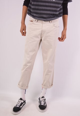 VINTAGE WRANGLER JEANS STRAIGHT BEIGE
