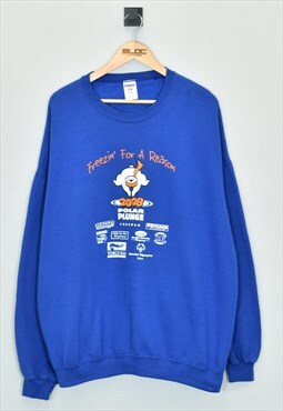 Vintage 2008 Polar Plunge Sweatshirt Blue XXXLarge