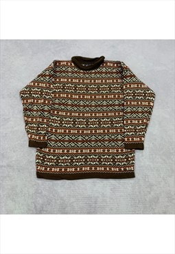 Vintage Knitted Jumper Women's S