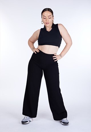 COLLAR CROP TOP