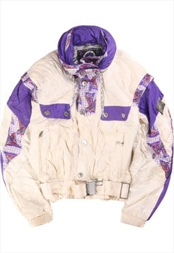 Vintage 90's Impulse Puffer Jacket Retro Ski Full Zip Up