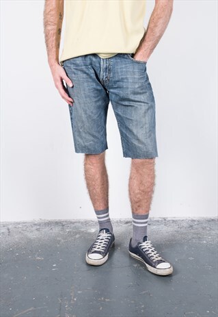 LEVI'S VINTAGE 1990S BLUE DENIM SHORTS