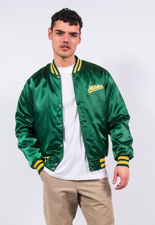 VINTAGE OAKLAND ATHLETICS BASEBALL JACKET MLB