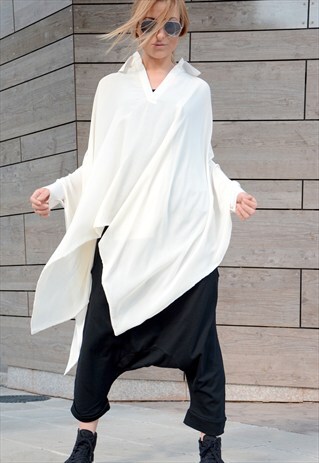 EXTRAVAGANT ASYMMETRIC PLUS SIZE TUNIC
