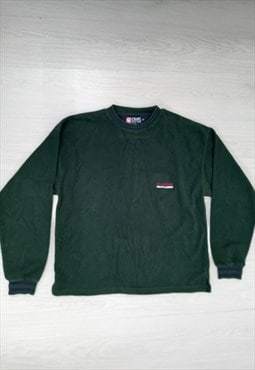 90s Vintage Chaps Ralph Lauren Fleece Sweatshirt Green