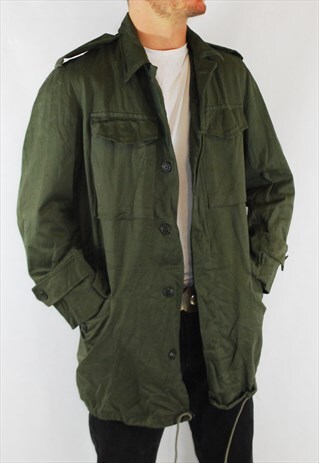 Vintage M51 Mod Parka Jacket Khaki Green | Wolf Vintage | ASOS Marketplace