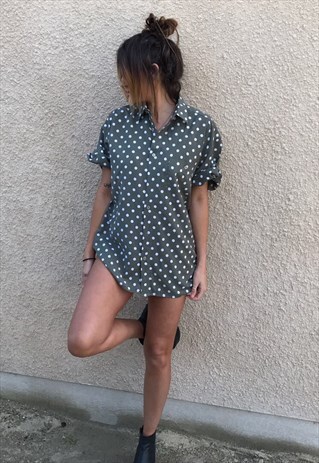 PATTERNED OVERSIZED RETRO VINTAGE UNISEX FESTIVAL SHIRT