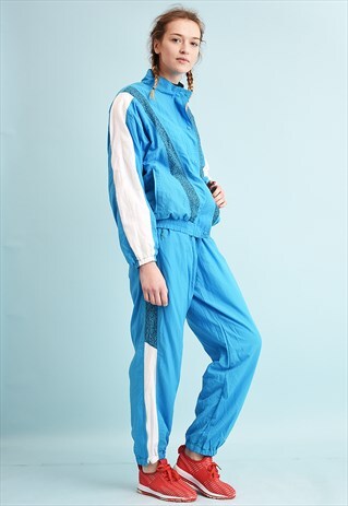90'S RETRO ATHLEISURE TRACKSUIT SPORTS CO-ORD TWO PIECE