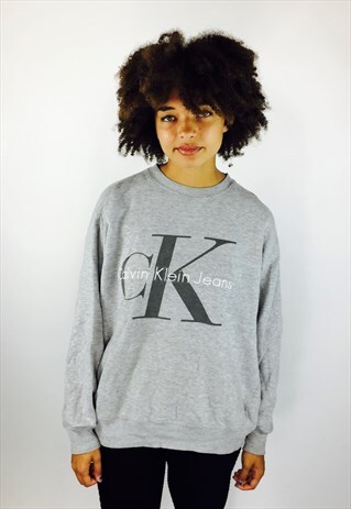 CALVIN KLEIN EMBROIDERED SWEATSHIRT
