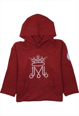 Joma 90's Pullover Hoodie Large Burgundy Red