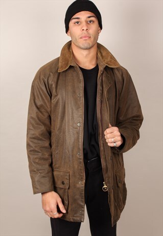 VINTAGE BARBOUR WEATHER WORKED BEAUFORT JACKET ASM1981