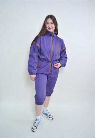 80S BOGNER SKI SUIT, ONE PIECE SNOWSUIT MEDIUM SIZE 3/4