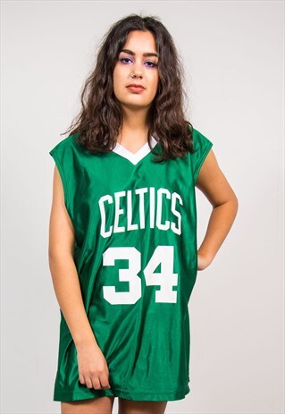 VINTAGE 90'S NBA BOSTON CELTICS BASKETBALL SPORTS JERSEY TOP