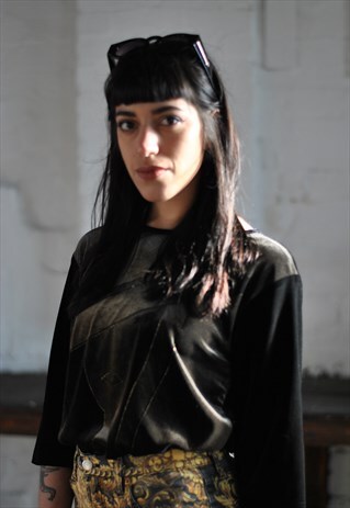 VINTAGE 80S VELVET TOP