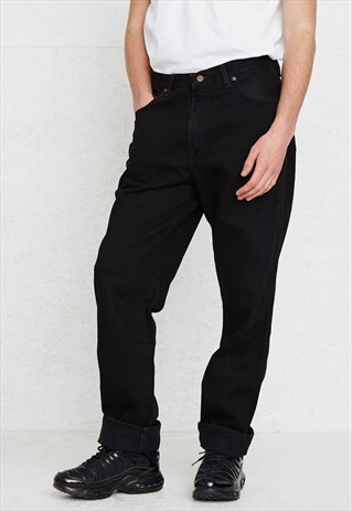 VINTAGE BLACK WRANGLER DENIM JEANS