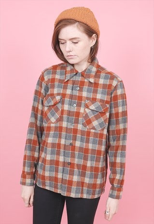 VINTAGE PENDLETON LUMBERJACK CHECK SHIRT /R8019